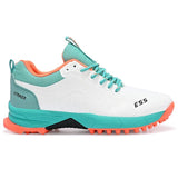 Striker white green cricket shoes