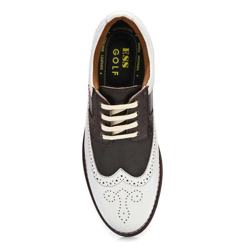 Axis White - Black-Golf Shoes