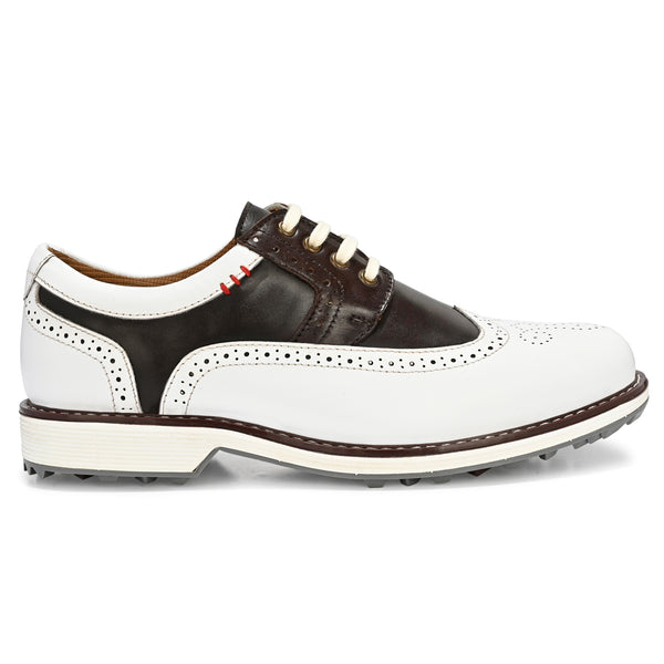 Axis White - Black-Golf Shoes