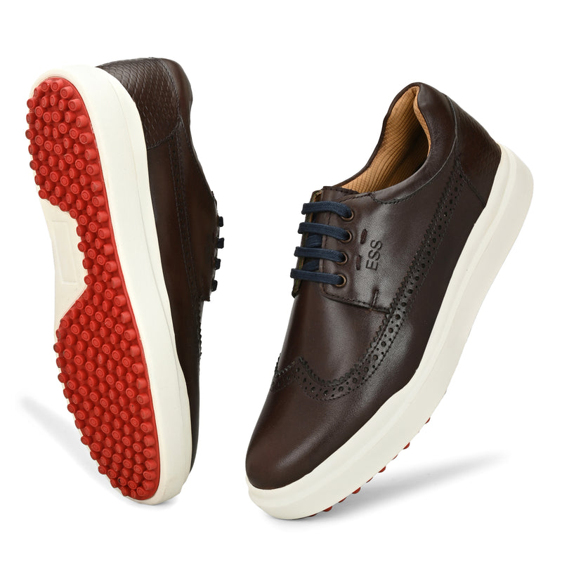 Flex Lace Up Brown