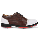 Elite Lace Up White / Brown