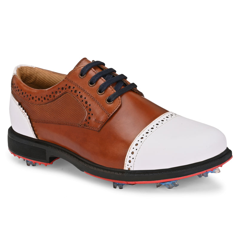 Elite Lace Up Tan / White