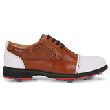 Elite Lace Up Tan / White