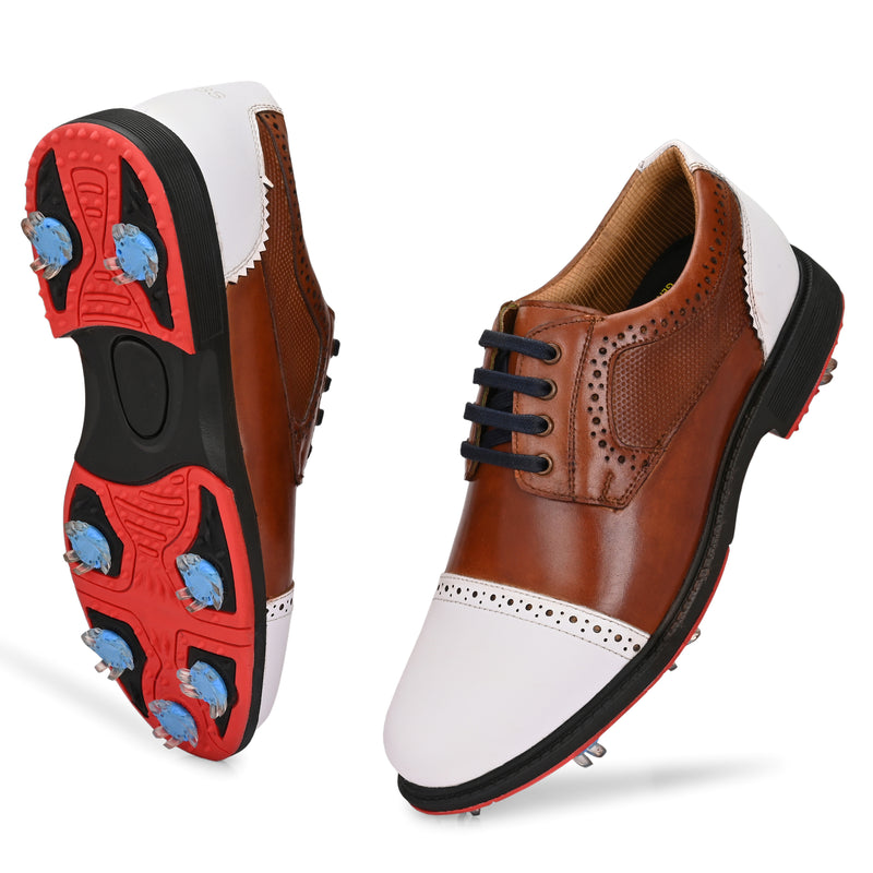 Elite Lace Up Tan / White
