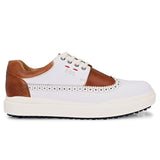 Flex Lace Up  Tan / White
