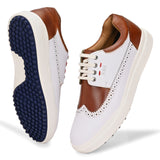 Flex Lace Up  Tan / White