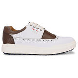 Flex Lace Up White / Brown
