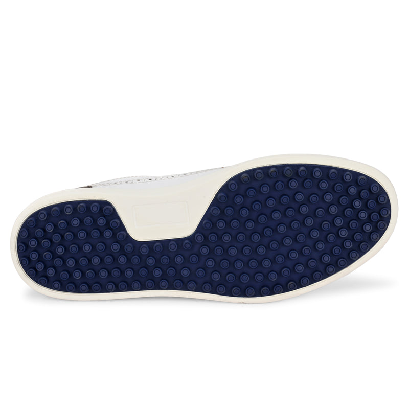 Flex Lace Up White / Brown