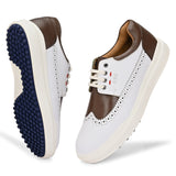 Flex Lace Up White / Brown
