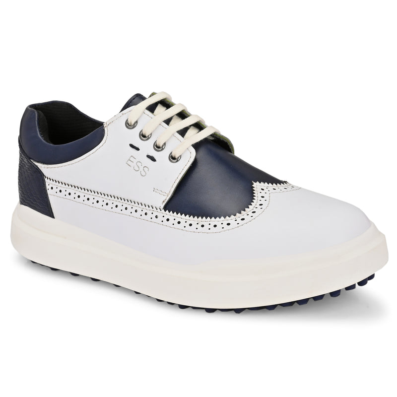 Flex Lace Up White / Navy - ess kicks