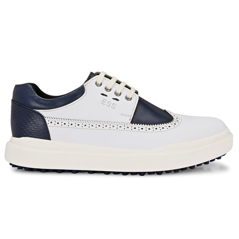 Flex Lace Up White / Navy