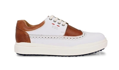 Flex Lace Up  Tan / White - essk icks