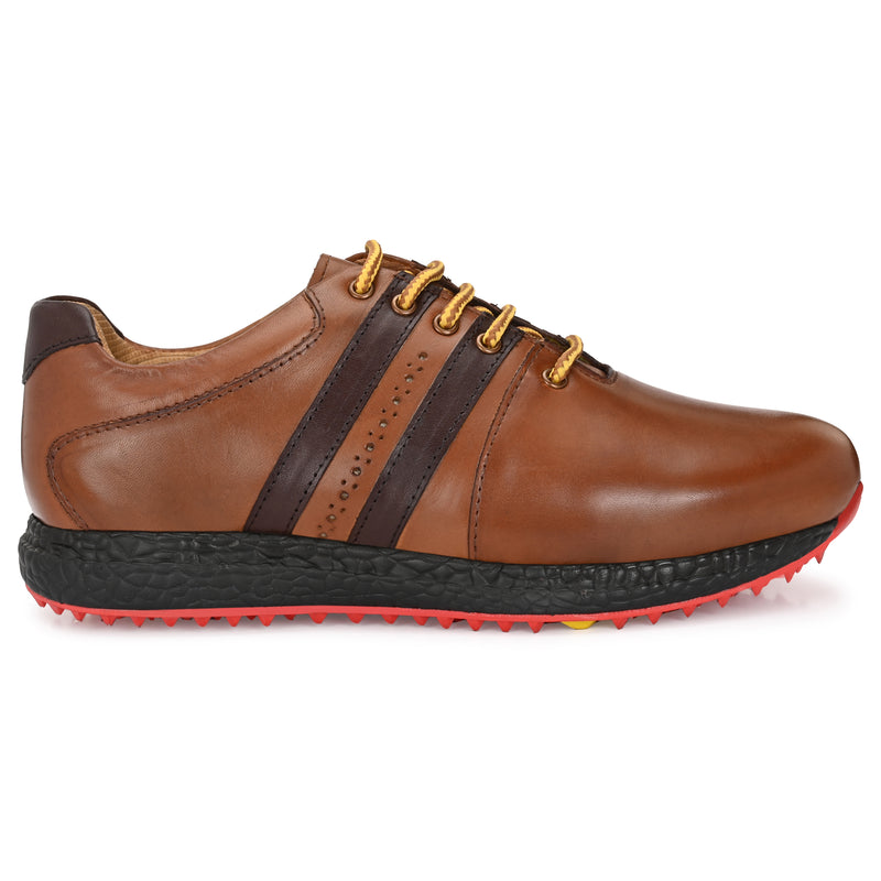 Pound Tan & Brown Golf Shoes