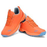 striker full orange cricket shoes