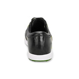 Swiss black golf shoes