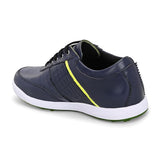 Swiss blue golf shoes