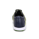 Swiss blue golf shoes