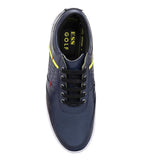Swiss blue golf shoes