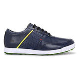 Swiss blue golf shoes