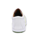 Swiss white golf shoes