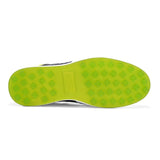 Swiss white blue golf shoes