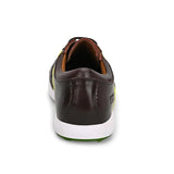 Swiss brown golf shoes
