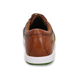 Swiss tan golf shoes