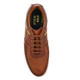 Swiss tan golf shoes