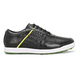 Swiss black golf shoes