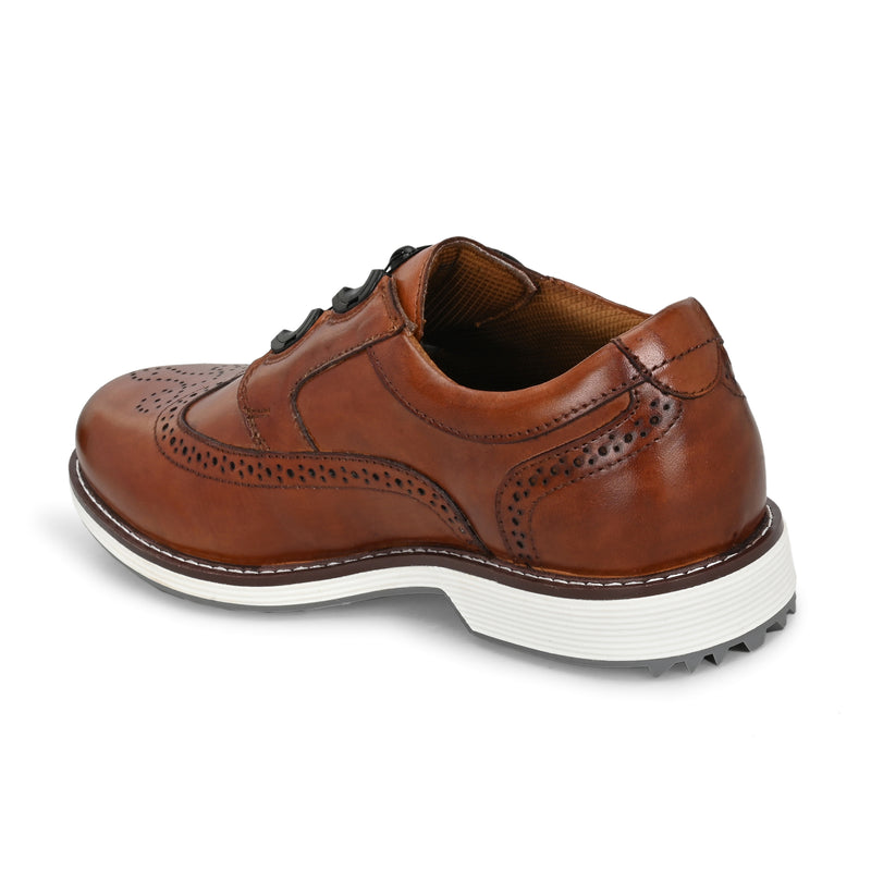 Axis Easy-Go Tan-Golf Shoes