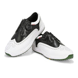 Brogue Spikeless Easy-Go White Black