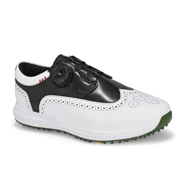 Brogue Spikeless Easy-Go White Black