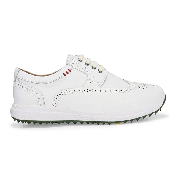 Brogue Spikeless White