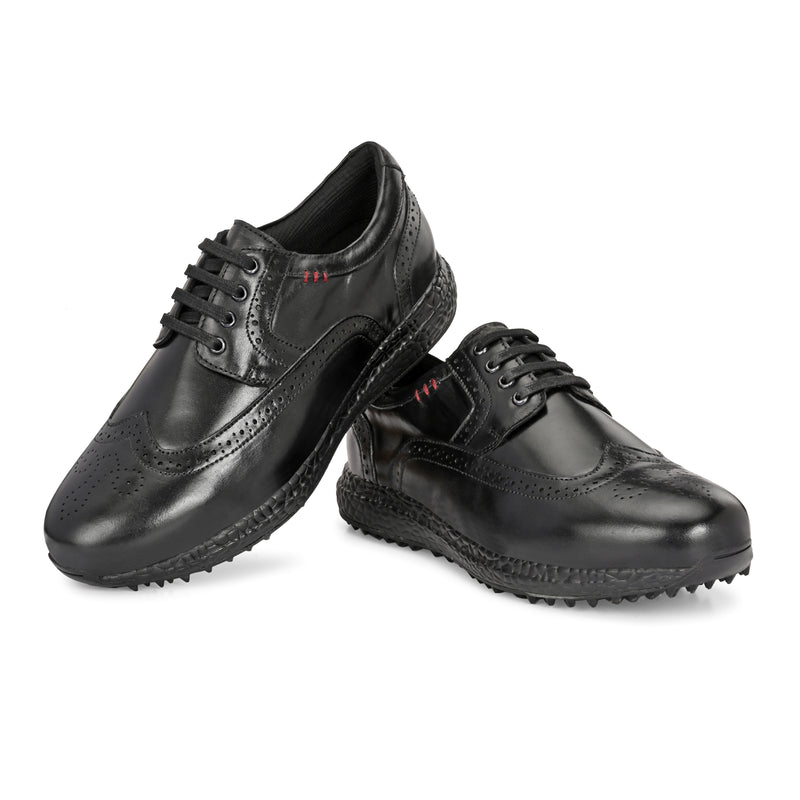 Brogue Spikeless Black