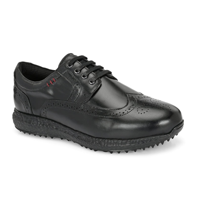 Brogue Spikeless Black