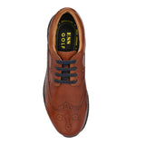 Brogue Spikeless Tan-Golf Shoes