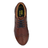 Brogue Spikeless Brown-Golf Shoes