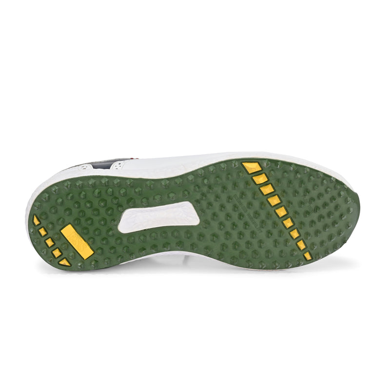 Brogue Spikeless White Navy-Golf Shoes