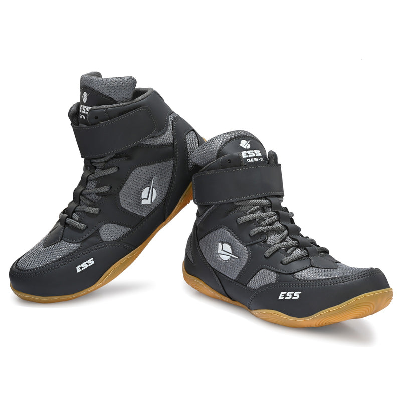 Wrestling Pro - Grey - Wrestling Shoes