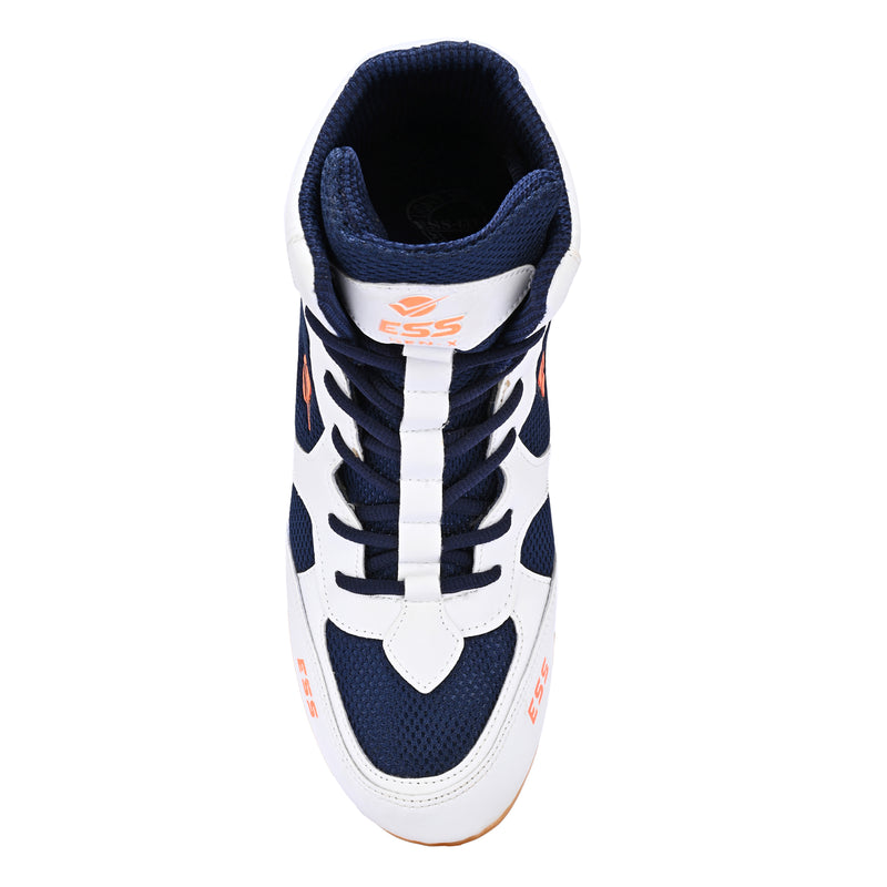 ESS Kabbadi Pro S24- White Blue-Kabbadi Shoes