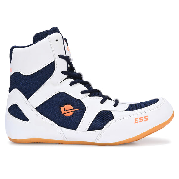 ESS Kabbadi Pro S24- White Blue-Kabbadi Shoes