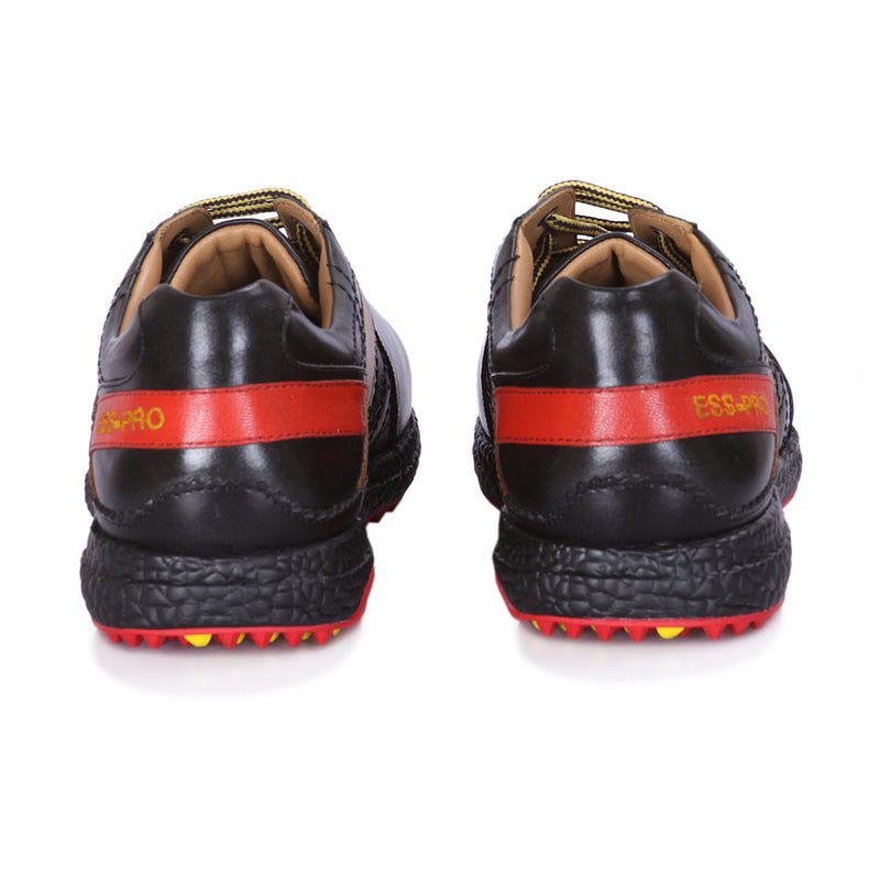 Dollar Black, Red & Tan Golf Shoes